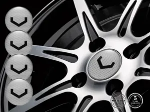 Vossen Radaufkleber Stil Hochwertige Dome-Embleme